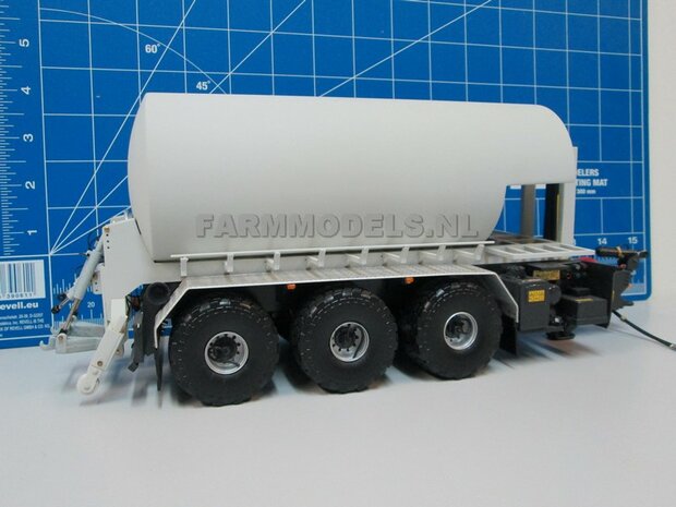 Carrier Mesttank + hefinrichting BOUWPAKKET t.b.v. (VMR Veenhuis) Haakarm carrier, bouwpakket basis 1:32 (HTD)                       