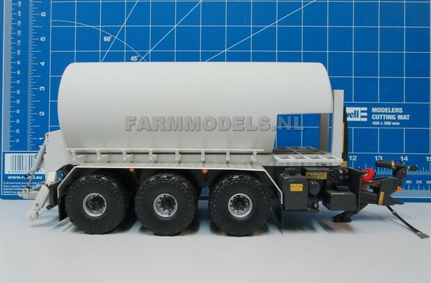 Carrier Mesttank + hefinrichting BOUWPAKKET t.b.v. (VMR Veenhuis) Haakarm carrier, bouwpakket basis 1:32 (HTD)                       