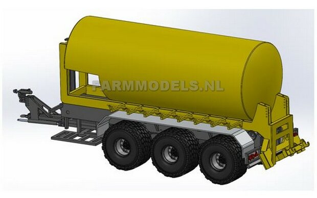 (VMR Veenhuis) 3-asser haakarm Carrier Bouwpakket Basis, asafstand 160, 1:32 (HTD)   