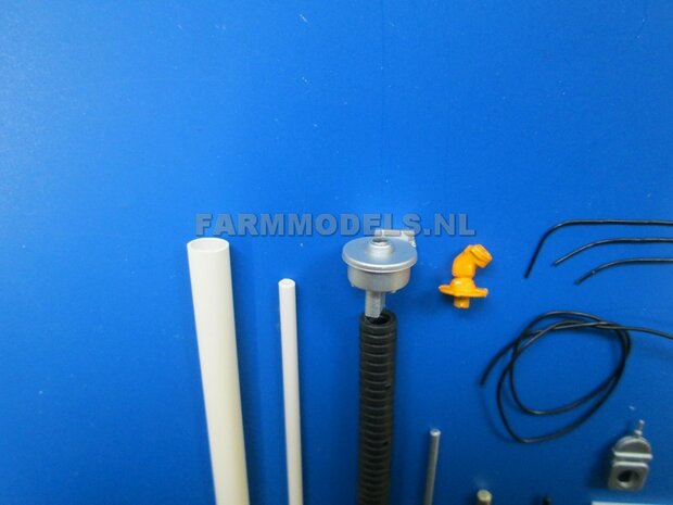 8&quot; (DUIMS) Put Zuigarm + Turbovuller Unit + Hydroliekpomp Bouwkit - Premium Line, beweegbaar, Universeeleel 1:32 (HTD)             