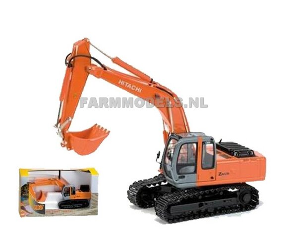 HITACHI ROS model ORANJE - Farmmodels series Spuitbus / Spraypaint - Farmmodels series = Industrie lak, 400ml. ook voor schaal 1:1 zeer geschikt!!