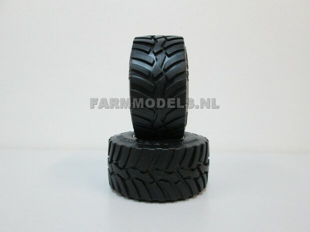 Vredestein Flotation Trac 800/60 R32, &Oslash; 54.5 x 27 mm banden + velgen (op ROS assen 93- 97 mm breed)  SUPERSALE