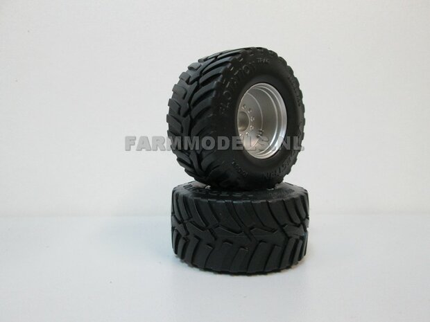 Vredestein Flotation Trac 800/60 R32, &Oslash; 54.5 x 27 mm banden + velgen (op ROS assen 93- 97 mm breed)  SUPERSALE