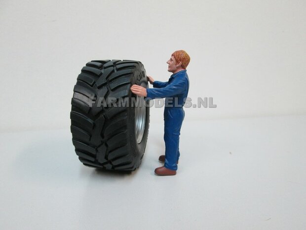 Vredestein Flotation Trac 800/60 R32, &Oslash; 54.5 x 27 mm banden + velgen (op ROS assen 93- 97 mm breed)  SUPERSALE