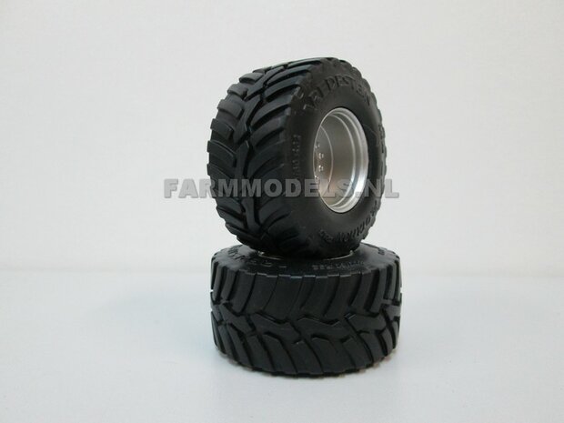 Vredestein Flotation Trac 800/60 R32, &Oslash; 54.5 x 27 mm banden + velgen (op ROS assen 93- 97 mm breed)  SUPERSALE