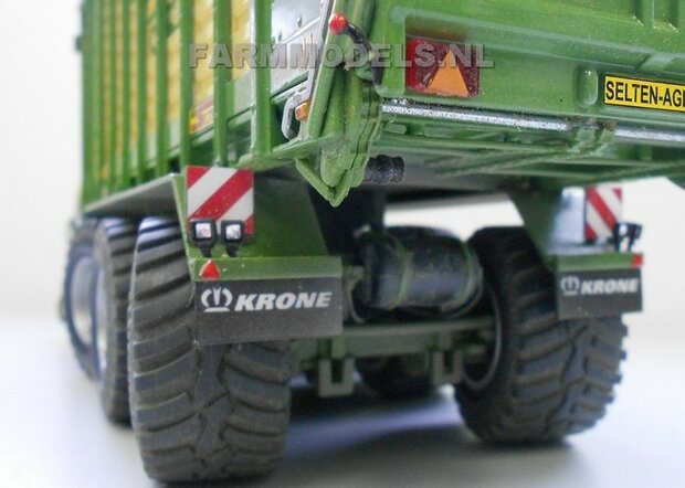 641. Krone ZX 450 Dubbeldoel wagen op Vredestein 800/45 R30.5 banden