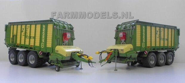 641. Krone ZX 450 Dubbeldoel wagen op Vredestein 800/45 R30.5 banden