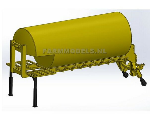 Carrier Mesttank + hefinrichting bouwpakket t.b.v. (Jan Veenhuis) Haakarm carrier, bouwpakket basis 1:32                     