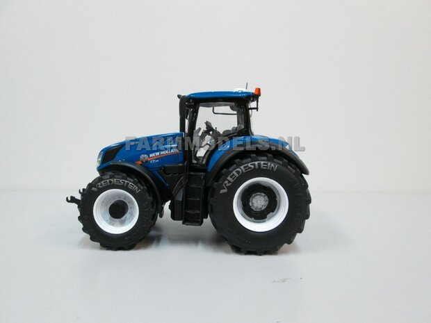 Vredestein Traxion 710/60 R34 (vooras) banden, Vredestein licht grijs + Die Cast velgen (NH) Wit + eindvertraging &Oslash; 52.3 mm 1:32 Universele set 