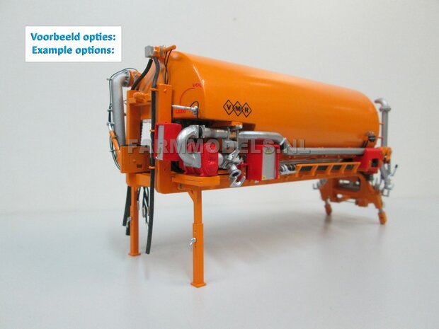 Carrier Mesttank + hefinrichting BOUWPAKKET t.b.v. (VMR Veenhuis) Haakarm carrier, bouwpakket basis 1:32 (HTD)                       