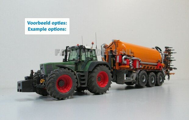 Carrier Mesttank + hefinrichting BOUWPAKKET t.b.v. (VMR Veenhuis) Haakarm carrier, bouwpakket basis 1:32 (HTD)                       