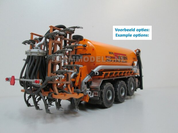 Carrier Mesttank + hefinrichting BOUWPAKKET t.b.v. (VMR Veenhuis) Haakarm carrier, bouwpakket basis 1:32 (HTD)                       