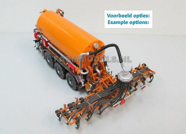 Carrier Mesttank + hefinrichting BOUWPAKKET t.b.v. (VMR Veenhuis) Haakarm carrier, bouwpakket basis 1:32 (HTD)                       