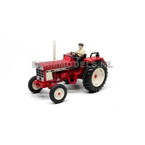 IH 644 International 2WD met chauffeur 1:32 Replicagri REP159