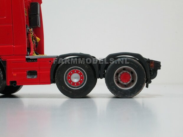 Sleep-/stuur-/lift as t.b.v. universeel Vrachtwagen Chassis Farmmodels Bouwpakket Basis 1:32 (HTD)                 