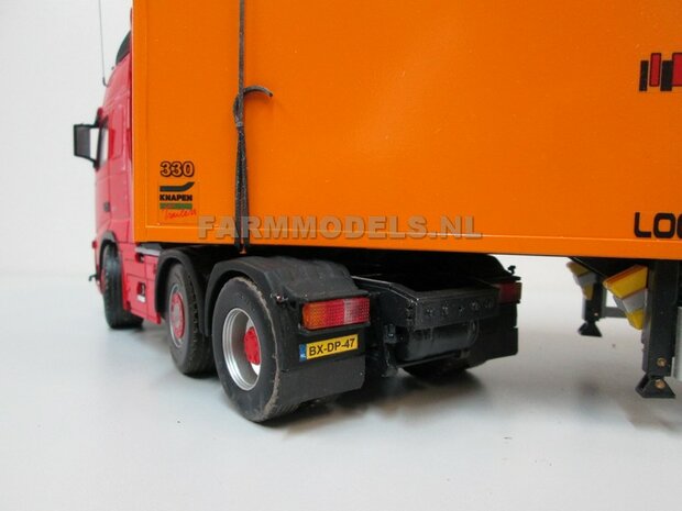 Sleep-/stuur-/lift as t.b.v. universeel Vrachtwagen Chassis Farmmodels Bouwpakket Basis 1:32 (HTD)                 