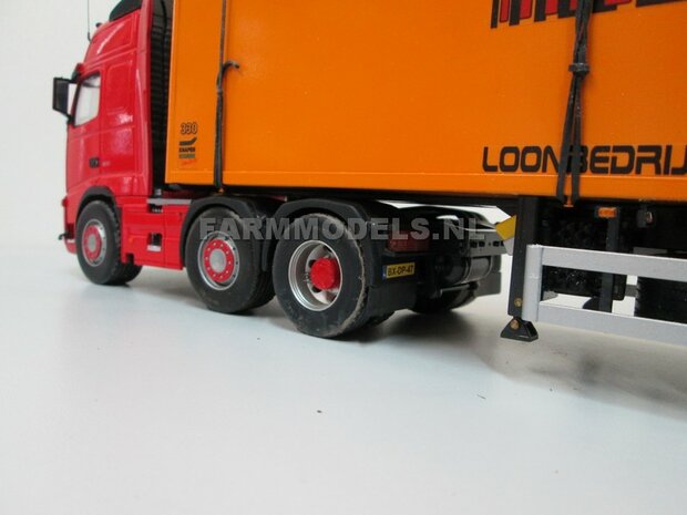 Sleep-/stuur-/lift as t.b.v. universeel Vrachtwagen Chassis Farmmodels Bouwpakket Basis 1:32 (HTD)                 