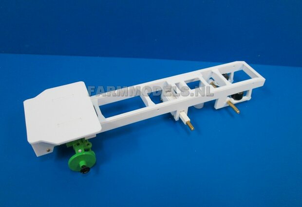 Universeel Vrachtwagen Chassis 6x4 met lift as, BOUWKIT Basis 1:32 (HTD)