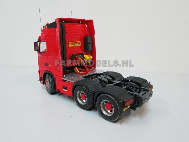 Universeel Vrachtwagen Chassis 6x4 met lift as, BOUWKIT Basis 1:32 (HTD)