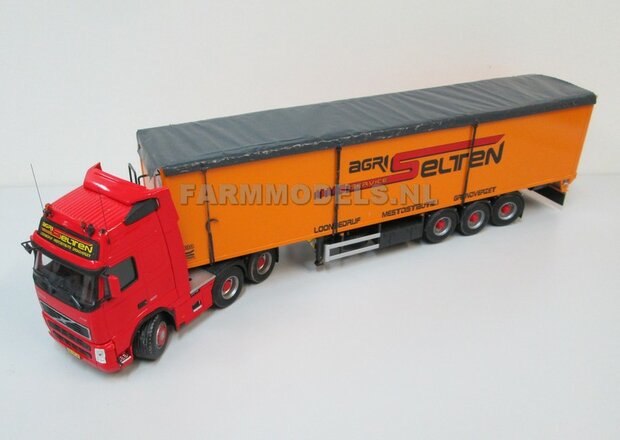 Universeel Vrachtwagen Chassis 6x4 met lift as, BOUWKIT Basis 1:32 (HTD)