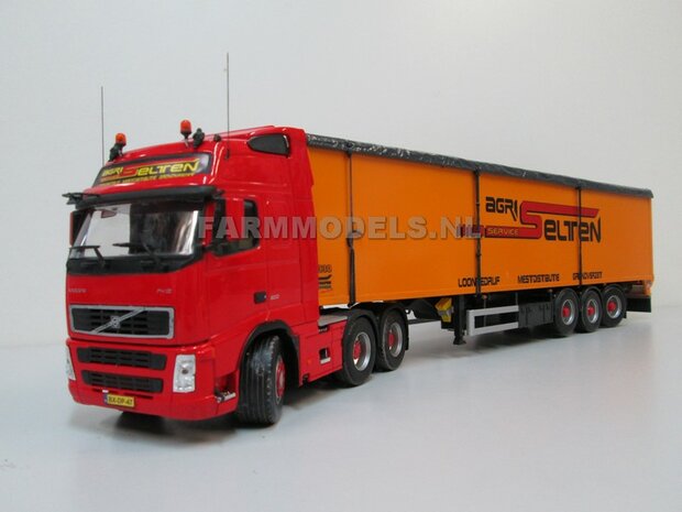 Universeel Vrachtwagen Chassis 6x4 met lift as, BOUWKIT Basis 1:32 (HTD)