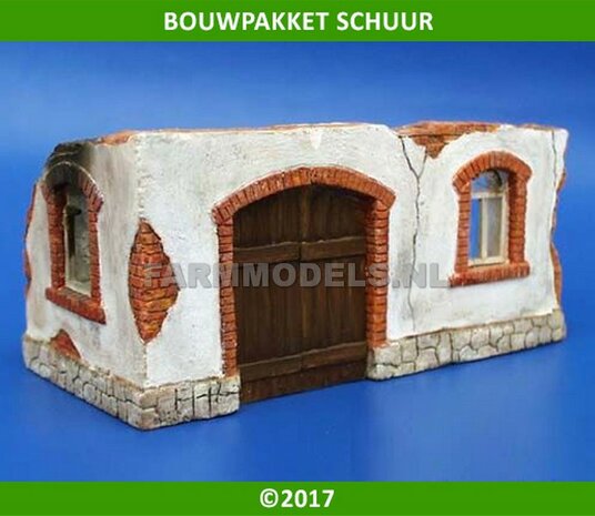 Bouwpakket Schuur - oud - ru&iuml;ne