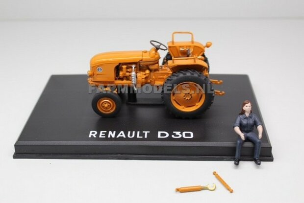 Renault D30 + VROUW bestuurder - 2WD 1:32 Replicagri 2017 REP143