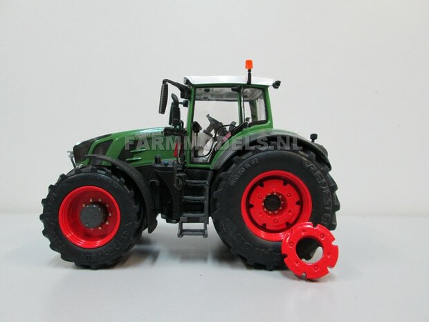 2x Wielgewicht Fendt Resin BLANK, geschikt voor Alu. velgen Vredestein Fendt 828/939 Facelift Wiking, &Oslash; 27.1 mm  1:32          