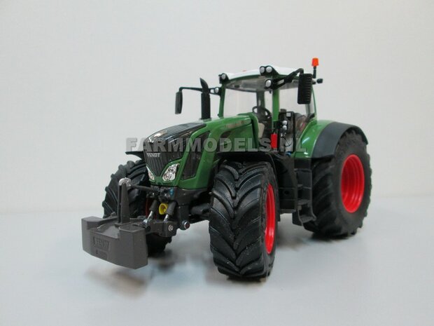 VOORBEELD FOTO&#039;S Fendt 828 Vario S4 (2015), Brede banden + spatborden + trekhaak - 1:32 Wiking Handmatig verbouwd / Manually rebuilt   VOORBEELDFOTO