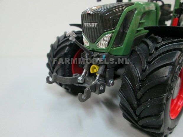 VOORBEELD FOTO&#039;S Fendt 828 Vario S4 (2015), Brede banden + spatborden + trekhaak - 1:32 Wiking Handmatig verbouwd / Manually rebuilt   VOORBEELDFOTO