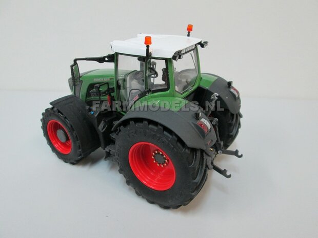 VOORBEELD FOTO&#039;S Fendt 828 Vario S4 (2015), Brede banden + spatborden + trekhaak - 1:32 Wiking Handmatig verbouwd / Manually rebuilt   VOORBEELDFOTO