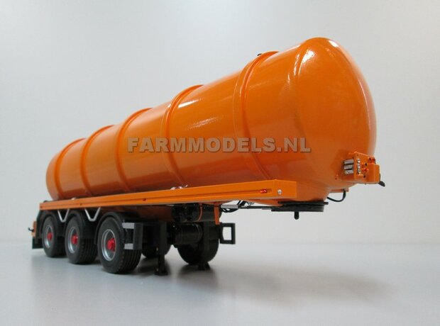 Mestoplegger + SuperSingle Banden (VMA / D-Tec) 3 asser mest trailer (slurrytanker) Bouwpakket Basis 1:32 (HTD)          