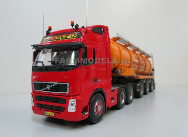 Mestoplegger + SuperSingle Banden (VMA / D-Tec) 3 asser mest trailer (slurrytanker) Bouwpakket Basis 1:32 (HTD)          