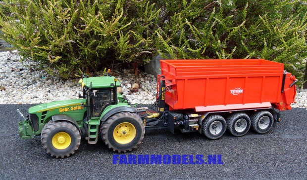 340. John Deere 8530 full options (met opgeklapte fronthef)