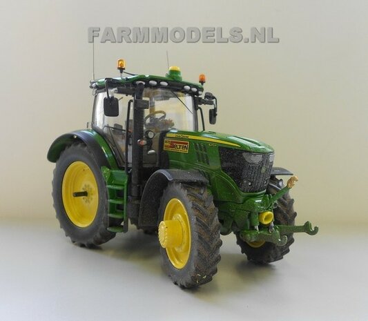 Smalle banden + Alu. velgen Vooras (John Deere 6210 / Claas 950 Wiking) zware trekkers 1:32 