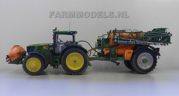 Smalle banden + Alu. velgen Vooras (John Deere 6210 / Claas 950 Wiking) zware trekkers 1:32 