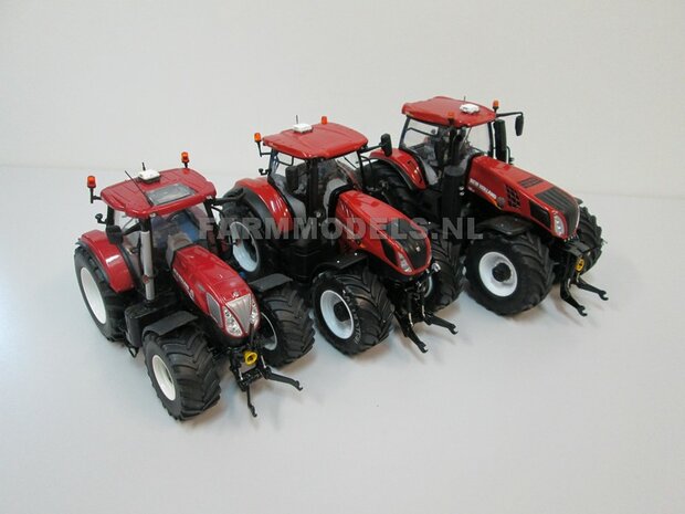 VOORBEELD FOTO&#039;S NH T8.435 Terracotta Vredestein + NH T7.210 Terracotta manually rebuilt 1:32