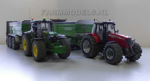 515. Joskin Fertispace op 3 asser Michelin Cargo XBib 710/50 R.30, met John Deere 6210R en Massey Ferguson 7499