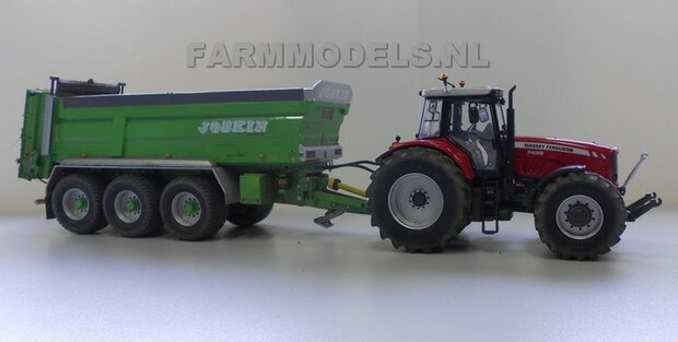 515. Joskin Fertispace op 3 asser Michelin Cargo XBib 710/50 R.30, met John Deere 6210R en Massey Ferguson 7499