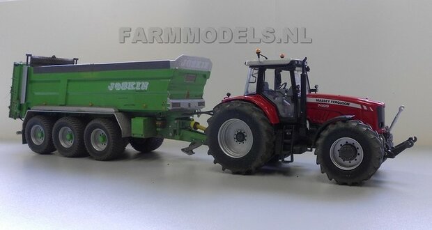 515. Joskin Fertispace op 3 asser Michelin Cargo XBib 710/50 R.30, met John Deere 6210R en Massey Ferguson 7499