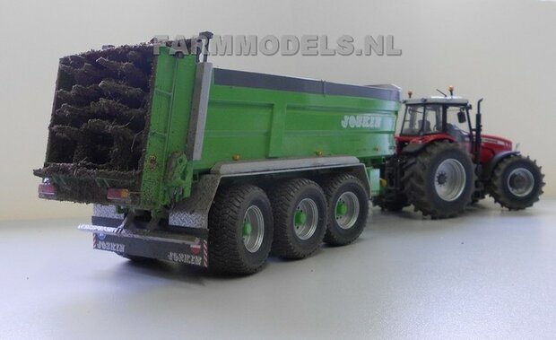 515. Joskin Fertispace op 3 asser Michelin Cargo XBib 710/50 R.30, met John Deere 6210R en Massey Ferguson 7499