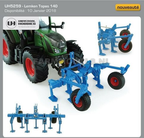Lemken Topas 140 Front Cultivator- Woeler 1:32 Universal Hobbies UH5259