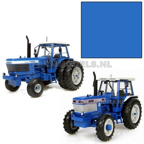 FORD BLAUW Universal Hobbies BLAUW Spuitbus / Spray paint - Farmmodels series = Industrie lak, 400ml. ook voor schaal 1:1 zeer geschikt!!