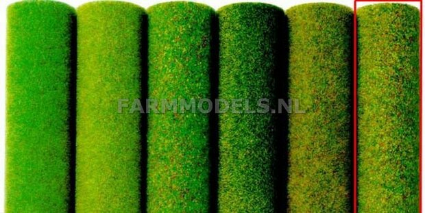 Grasmat / grasland, mix groen, 80 x 100 cm (BU7226)