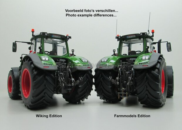 VOORBEELD FOTO&#039;S Fendt 1050 Vario Brede banden met Luchtsystemen, Spatborden,Trekhaak, STOFLOOK en Antennes 1:32 EXAMPLE PICTURES