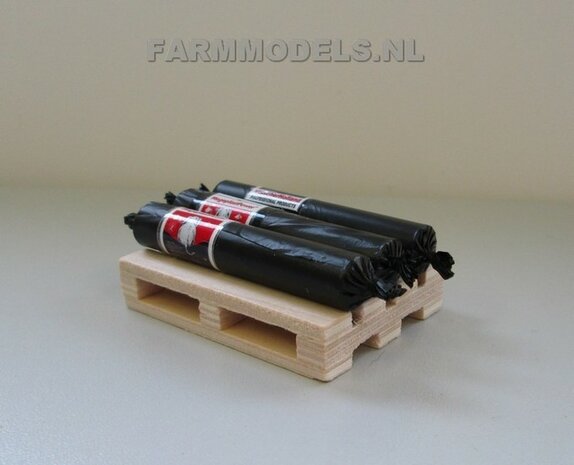 Pallet+ 3x Visscher Holland Kuilfolie op rol, ingesealed met etiket 1:32