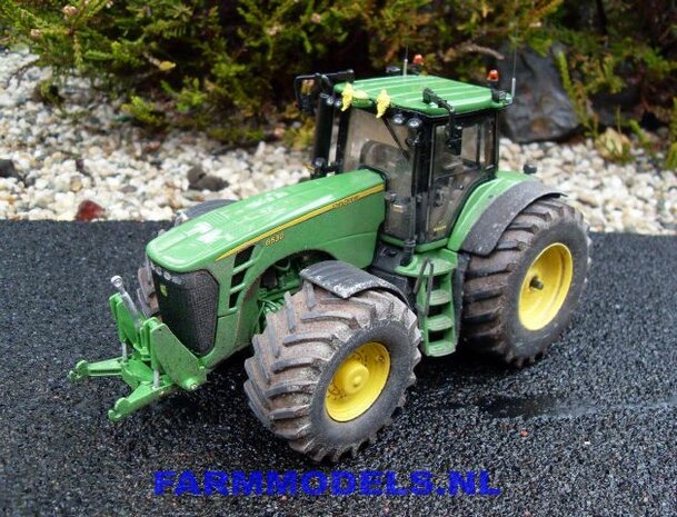 339. John Deere 8530 full options (met La Forge fronthef)