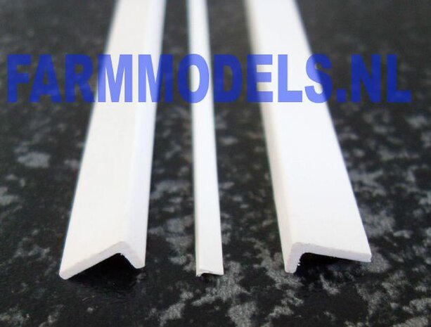 L-profiel 1,5x3mm x 100cm Modr417-51