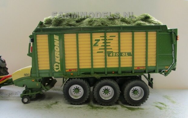 Gras licht groen, 4 mm Strooi gras 1:32 N08363   