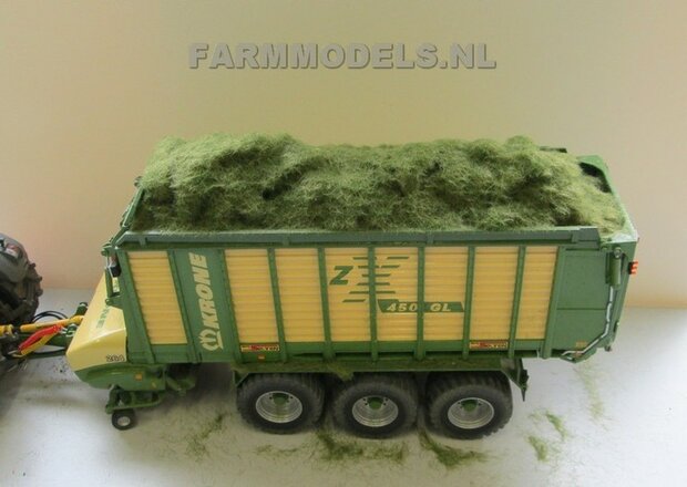 Gras licht groen, 4 mm Strooi gras 1:32 N08363   